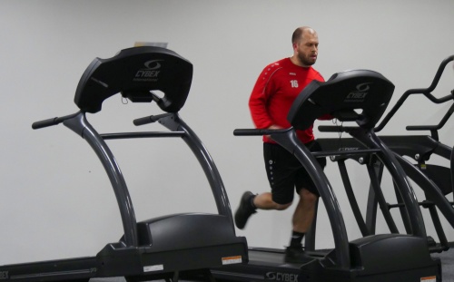 muži A, první trénink roku 2023 ve fitness centru, 10.1.2023, foto: Václav Mlejnek